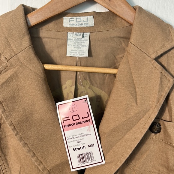 NWT FRENCH DRESSING STRETCH DENIM JACKET BUTTONS DOWN available in sizes S/M/L - Picture 3 of 6
